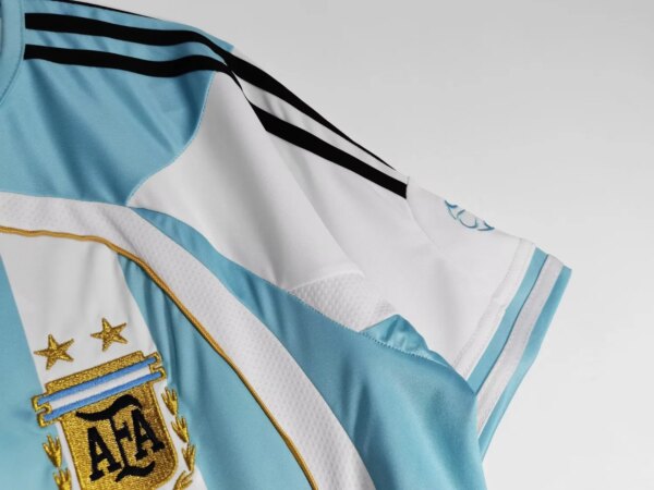 2006 Argentina Home Retro Jersey - Image 4