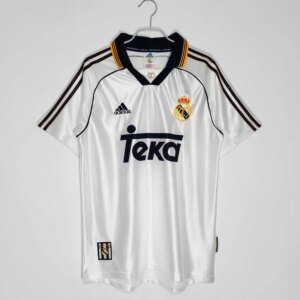 1998-00 Real Madrid Home Retro Jersey