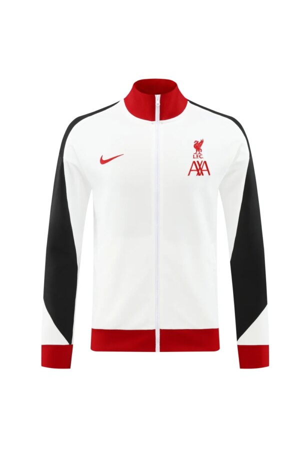 24-25 Liverpool White Jacket Tracksuit - Image 3
