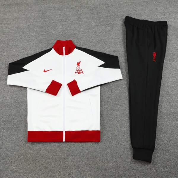 24-25 Liverpool White Jacket Tracksuit - Image 5