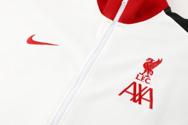 24-25 Liverpool White Jacket Tracksuit - Image 7