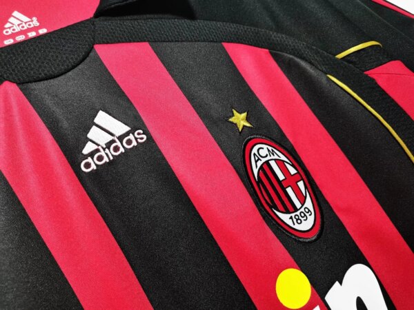 2006-07 AC Milan Home Retro Jersey - Image 3