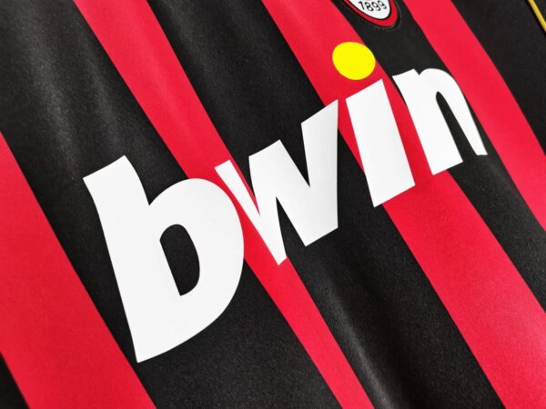 2006-07 AC Milan Home Retro Jersey - Image 4