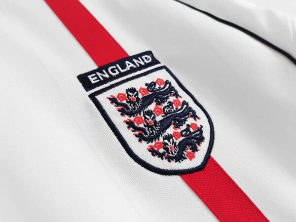 2001-03 England Home Retro Jersey - Image 2