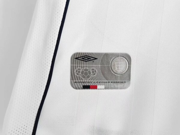 2001-03 England Home Retro Jersey - Image 5