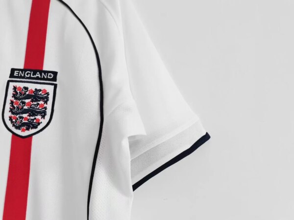 2001-03 England Home Retro Jersey - Image 6