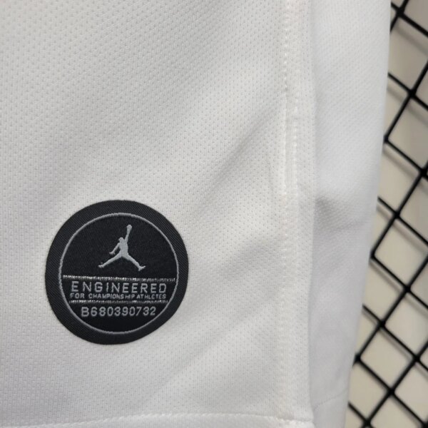 18-19 PSG White  Retro Long Sleeve  Jersey - Image 3