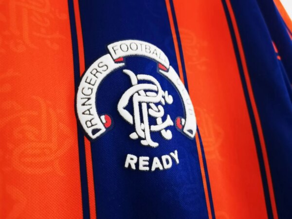 1993-94 Rangers Away Retro Jersey - Image 2