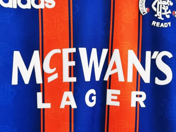 1993-94 Rangers Away Retro Jersey - Image 4