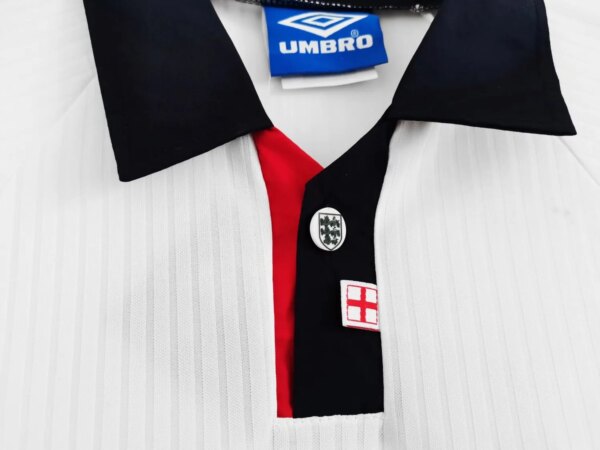 1998 England Home Retro Jersey - Image 2