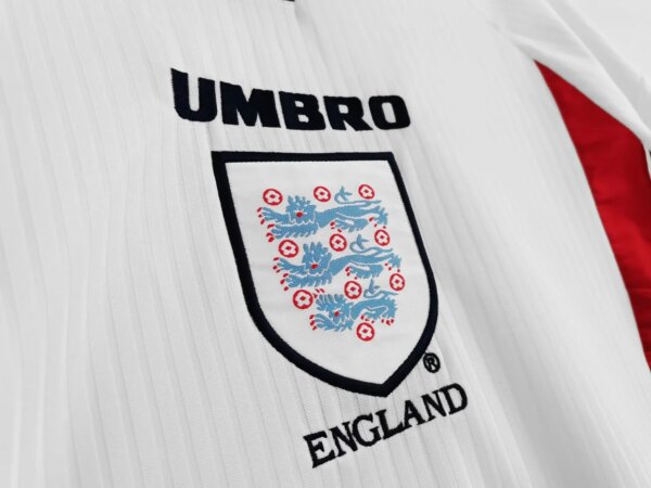 1998 England Home Retro Jersey - Image 3