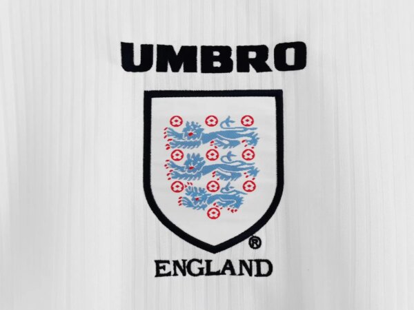 1998 England Home Retro Jersey - Image 4