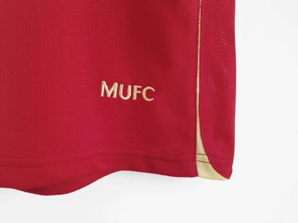 2006-07 Manchester United Home Retro Jersey - Image 5