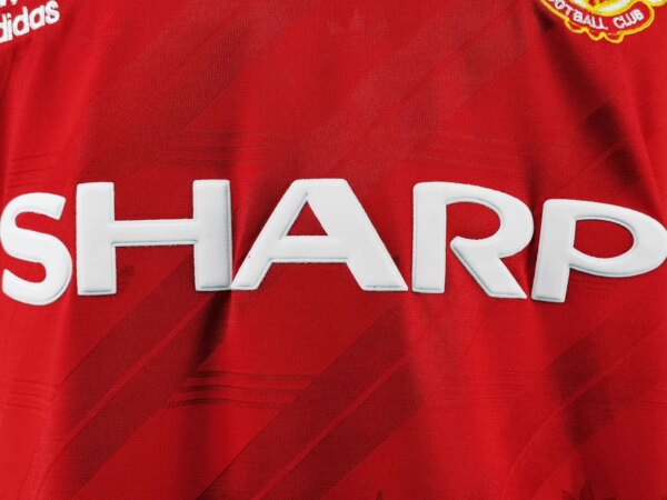 1986-88 Manchester United Home Retro Jersey - Image 5