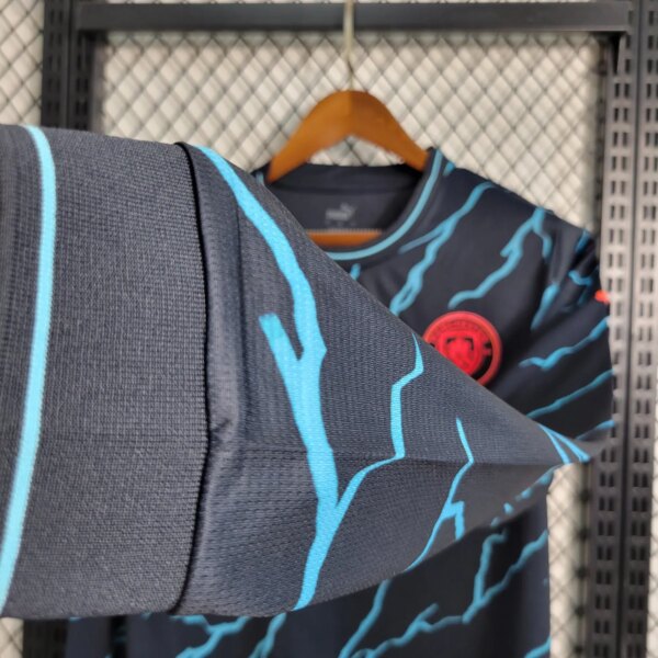23-24 Manchester City Third Fans Long Sleeve Jersey - Image 4