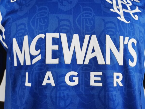 1996-97 Rangers Home Retro Jersey - Image 2