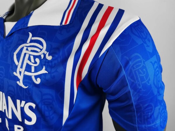 1996-97 Rangers Home Retro Jersey - Image 3