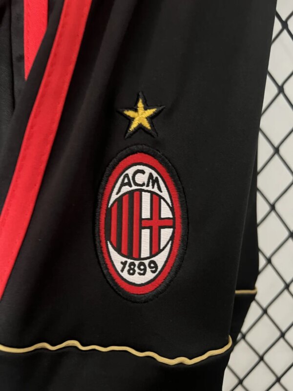 Retro 06-07 AC Milan Home Kids Kit - Image 3