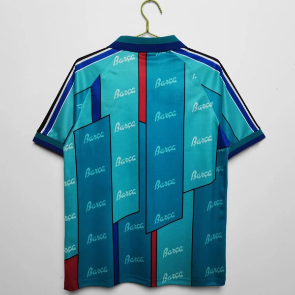 1995-97 Barcelona Away Retro Jersey - Image 5