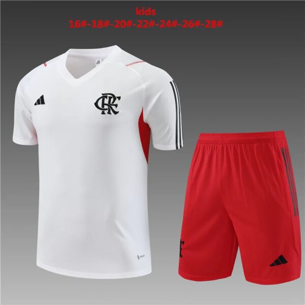 23-24 Flamengo Short Sleeve Training Suit - Image 3