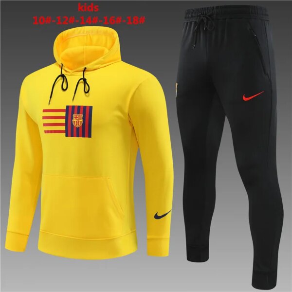 23-24 Barcelona Hoodie Suit - Image 3