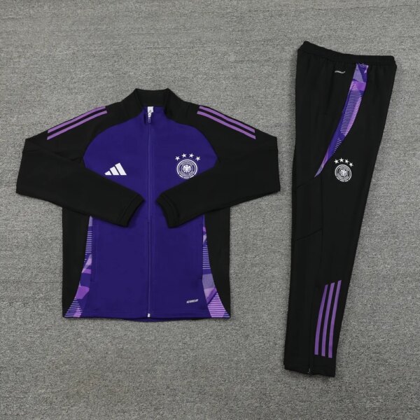 2024Germany Purple Jacket Tracksuit - Image 6