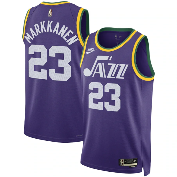 23-24 Utah Jazz Classic Edition Lauri Markkanen #23 Swingman NBA Jersey