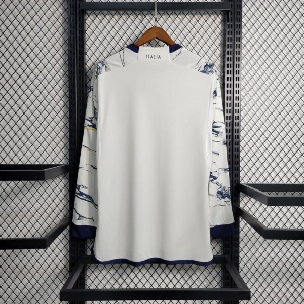 2023 Italy Away Long Sleeve Fans Jersey - Image 5