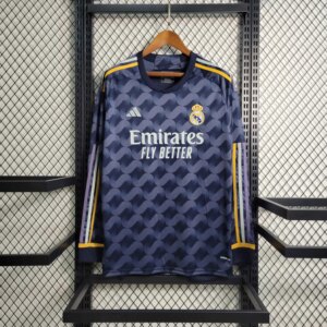23-24 Real Madrid Away Fans Long Sleeve Jersey