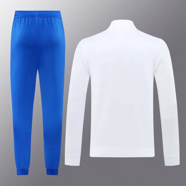24-25 Real Madrid White Jacket Tracksuit - Image 2