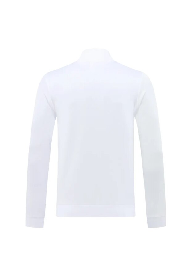 24-25 Real Madrid White Jacket Tracksuit - Image 4