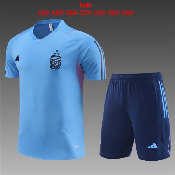23-24 Argentina Short Sleeve Training Suit - Image 3