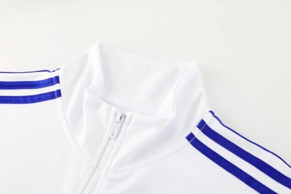 24-25 Real Madrid White Jacket Tracksuit - Image 6
