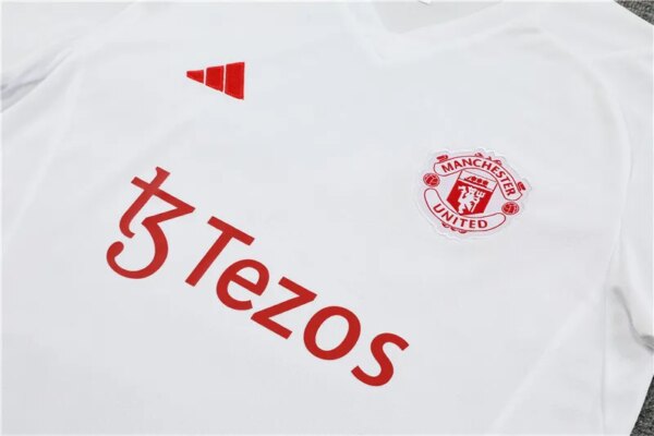 23-24 Manchester United Short Sleeve Training Suit - Image 5