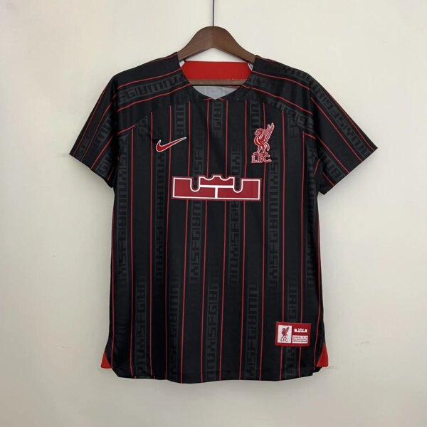 23-24 Liverpool Black x JAMES Fans Jersey