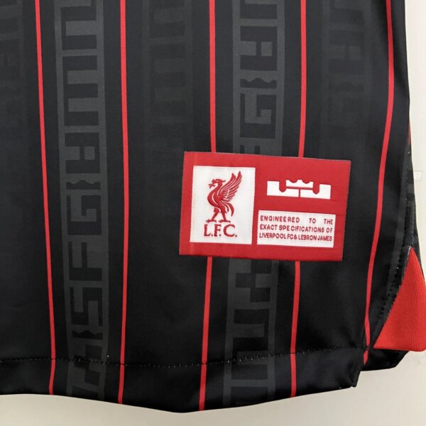 23-24 Liverpool Black x JAMES Fans Jersey - Image 2