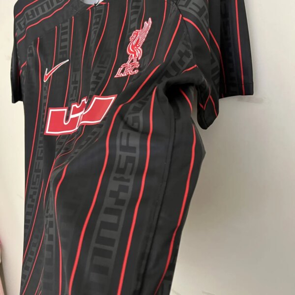 23-24 Liverpool Black x JAMES Fans Jersey - Image 4