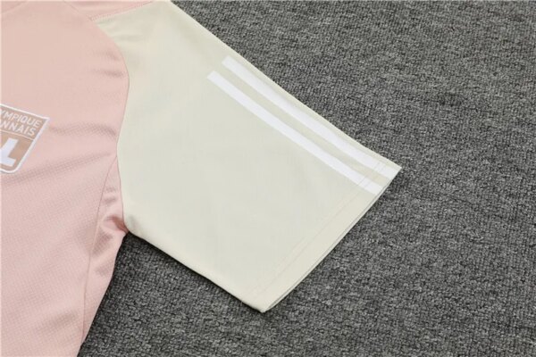 23-24 Olympique Lyonnais Short Sleeve Training Suit - Image 6