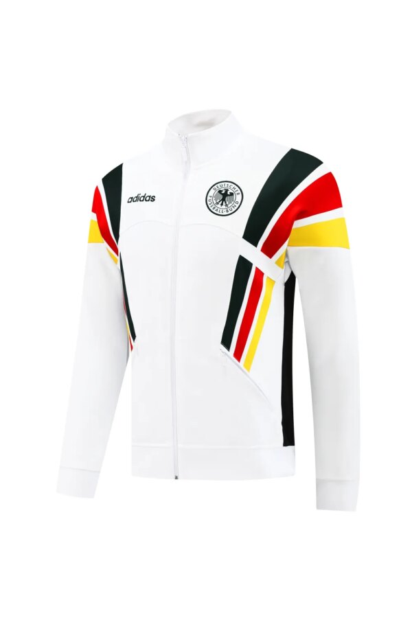 2024Germany White Jacket Tracksuit - Image 3