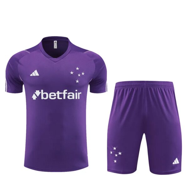 23-24 Cruzeiro Esporte Short Sleeve Training Suit - Image 3