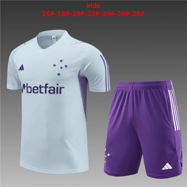 23-24 Cruzeiro Esporte Short Sleeve Training Suit - Image 2