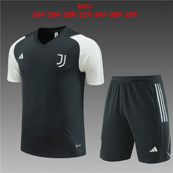 23-24 Juventus Short Sleeve Training Suit - Image 3