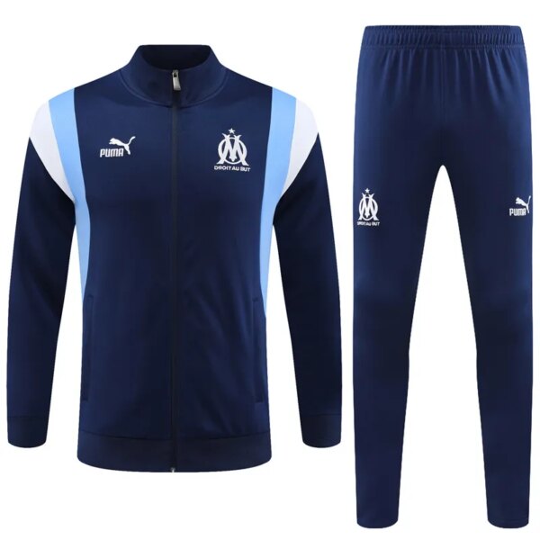 23-24 Olympique Marseille Jacket Suit - Image 3