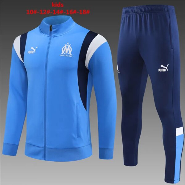23-24 Olympique Marseille Jacket Suit - Image 3