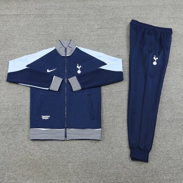 24-25 Tottenham Blue Jacket Tracksuit - Image 5