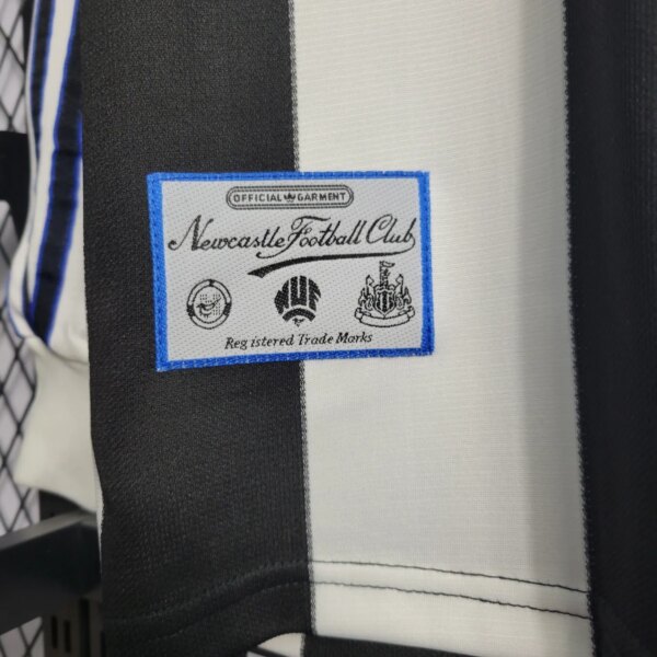 95-97 Newcastle United Home Long Sleeve Retro Jersey - Image 3
