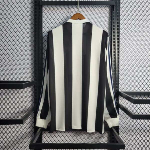 95-97 Newcastle United Home Long Sleeve Retro Jersey - Image 4