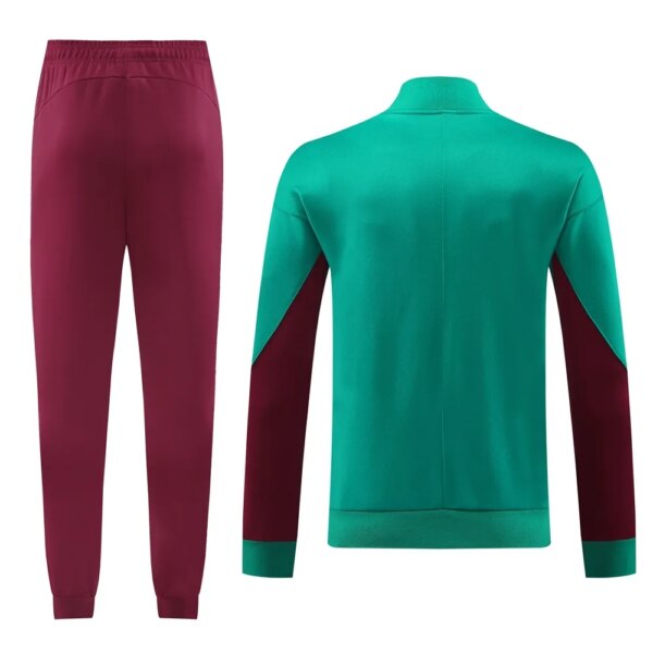 24-25 PSG Green Jacket Tracksuit - Image 2