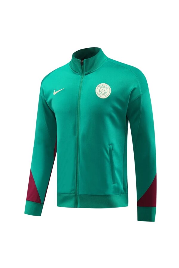 24-25 PSG Green Jacket Tracksuit - Image 3