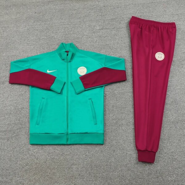 24-25 PSG Green Jacket Tracksuit - Image 7